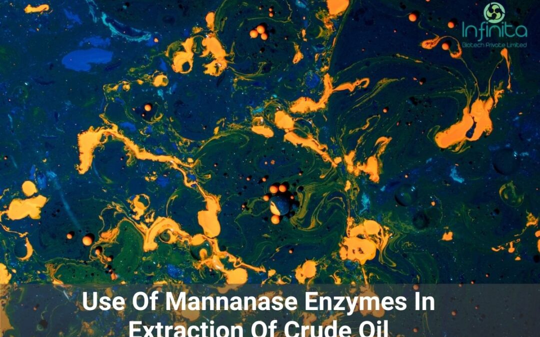 Use Of Mannanase Enzymes In Extraction Of Crude Oil