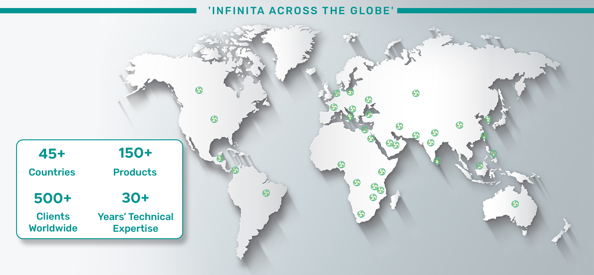 INFINITA world map
